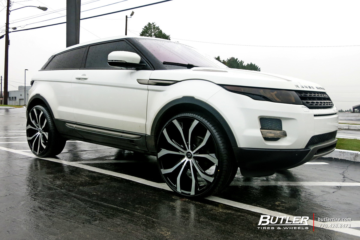 Land Rover Evoque with 24in Lexani Lust Wheels
