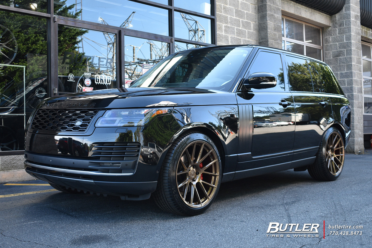 Land Rover Range Rover with 22in Avant Garde AGL-Vanquish Wheels