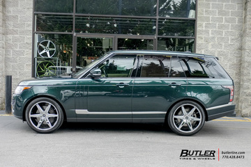 Land Rover Range Rover with 22in Lexani R-Six Wheels