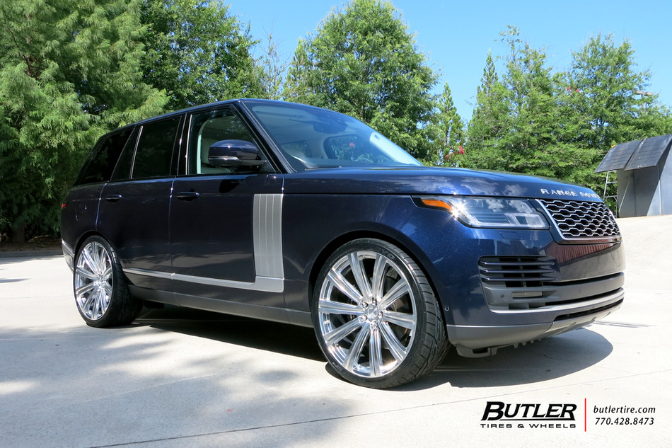 Land Rover Range Rover with 24in Avant Garde AGL-Vanguard Wheels ...