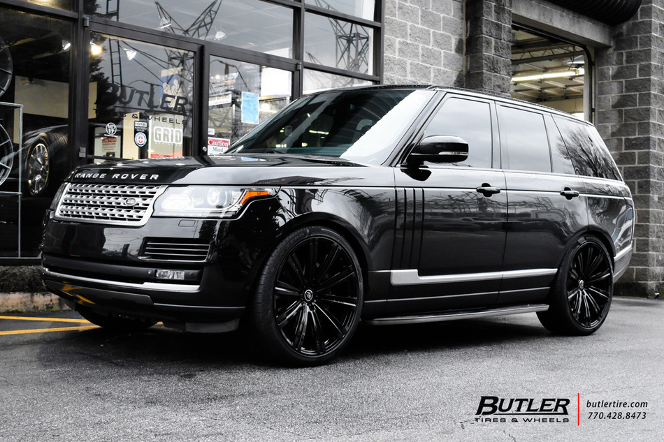 Land Rover Range Rover with 24in Avant Garde AGL-Vanguard Wheels ...