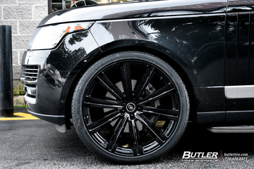 Land Rover Range Rover with 24in Avant Garde AGL-Vanguard Wheels