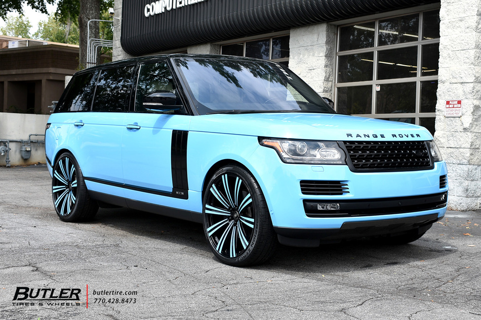Land Rover Range Rover with 24in Avant Garde AGL-Vanguard Wheels ...