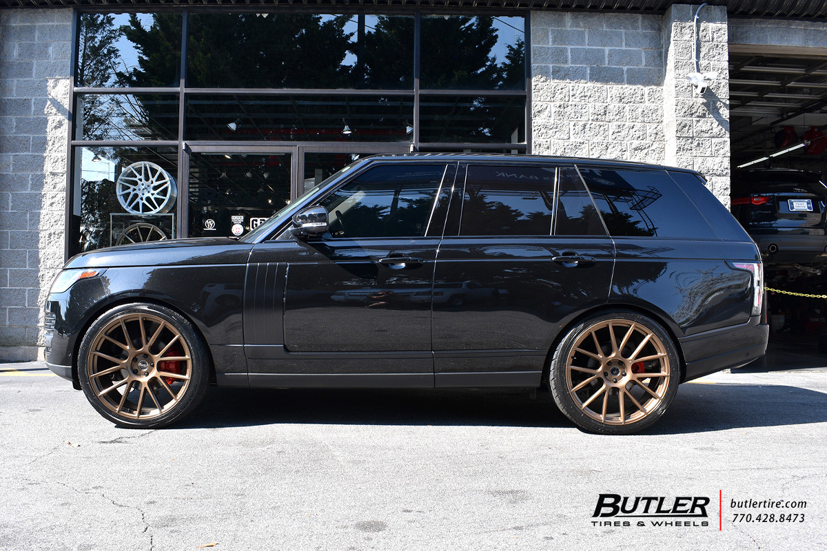 Land Rover Range Rover with 24in Avant Garde AGL-Vanquish Wheels