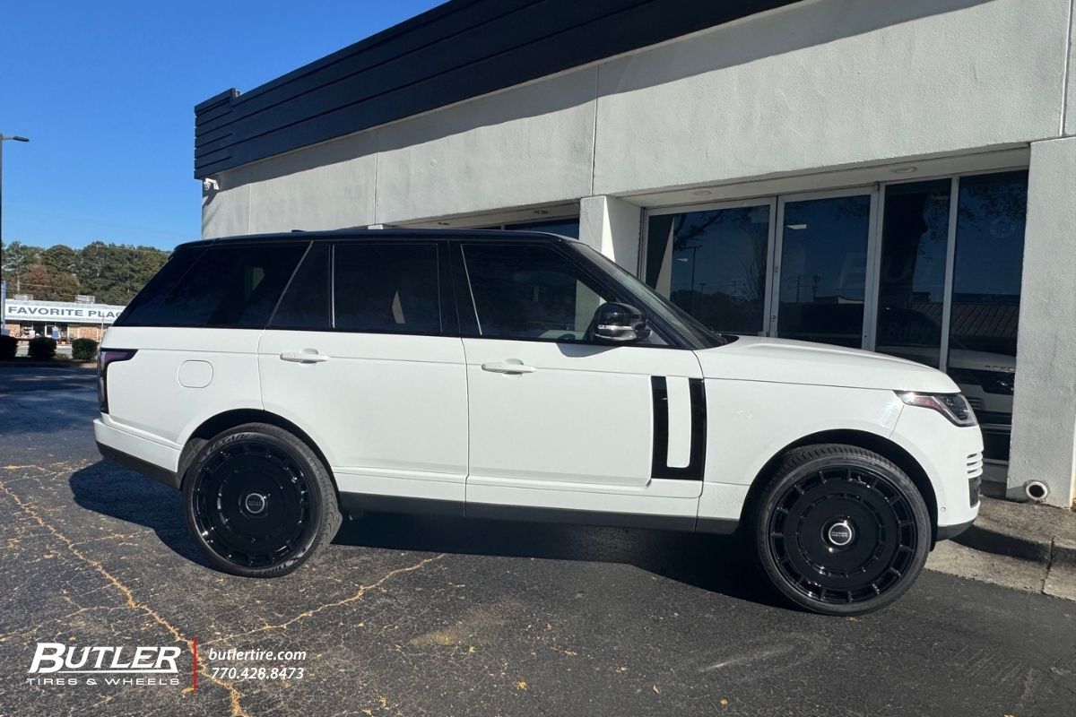 Land Rover Range Rover with 24in Vossen HF9 Wheels exclusively from ...
