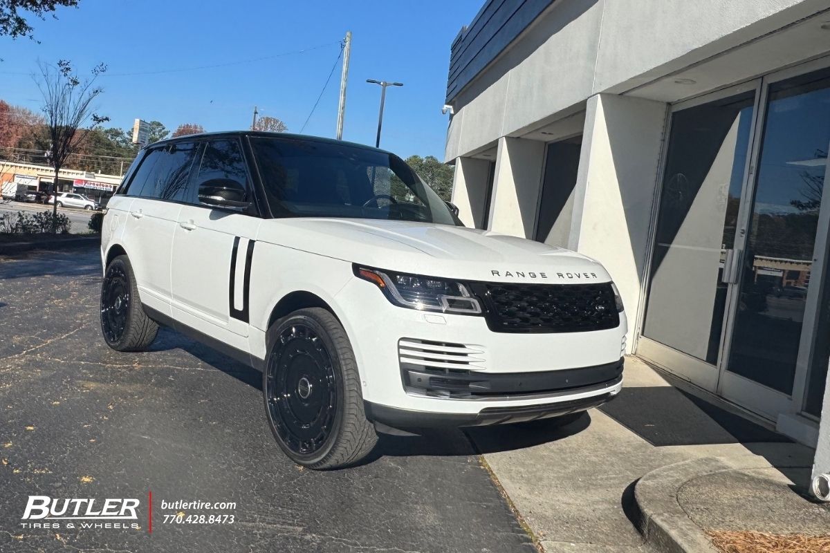 Land Rover Range Rover with 24in Vossen HF9 Wheels exclusively from ...