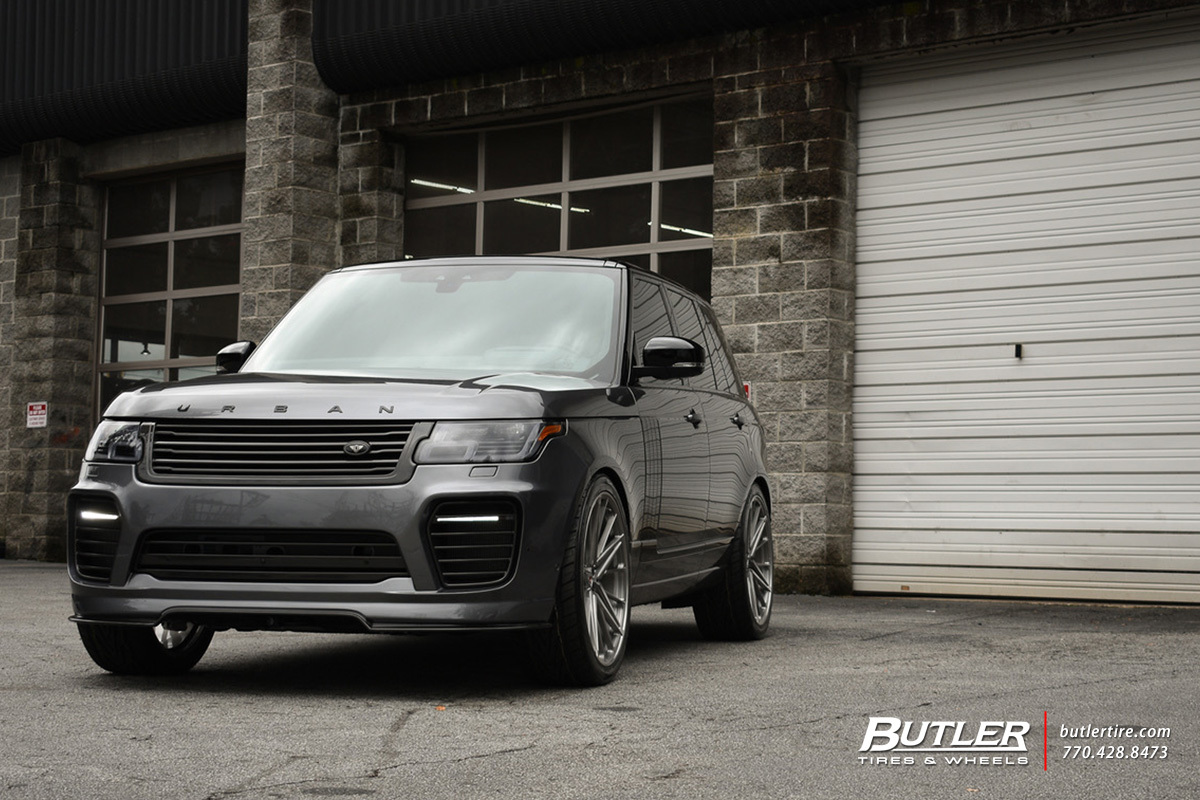 Urban Automotive Range Rover with 24in Vossen M-X6 Wheels