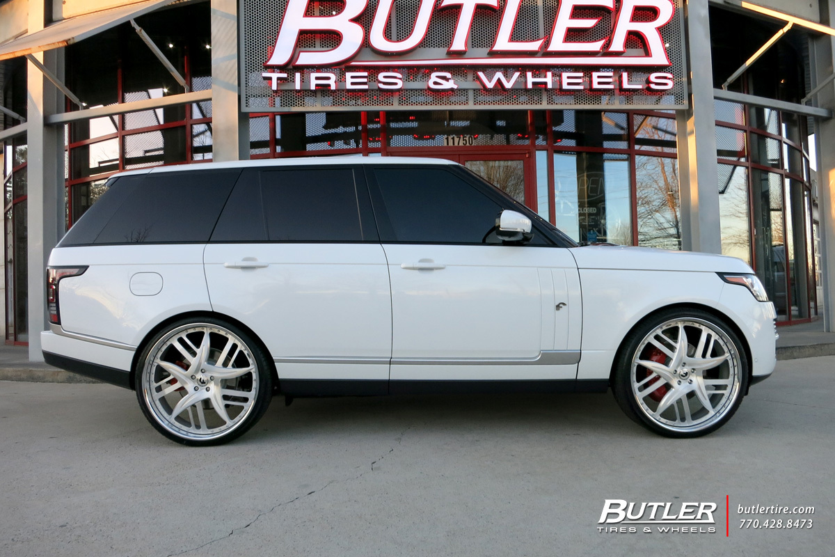 Land Rover Range Rover with 26in Forgiato Finestra Wheels