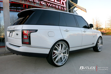 Land Rover Range Rover with 26in Forgiato Finestra Wheels