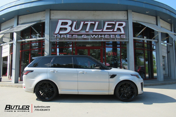 Range Rover SVR with 24in Vossen HF7 wheels and Toyo ST3 Tires
