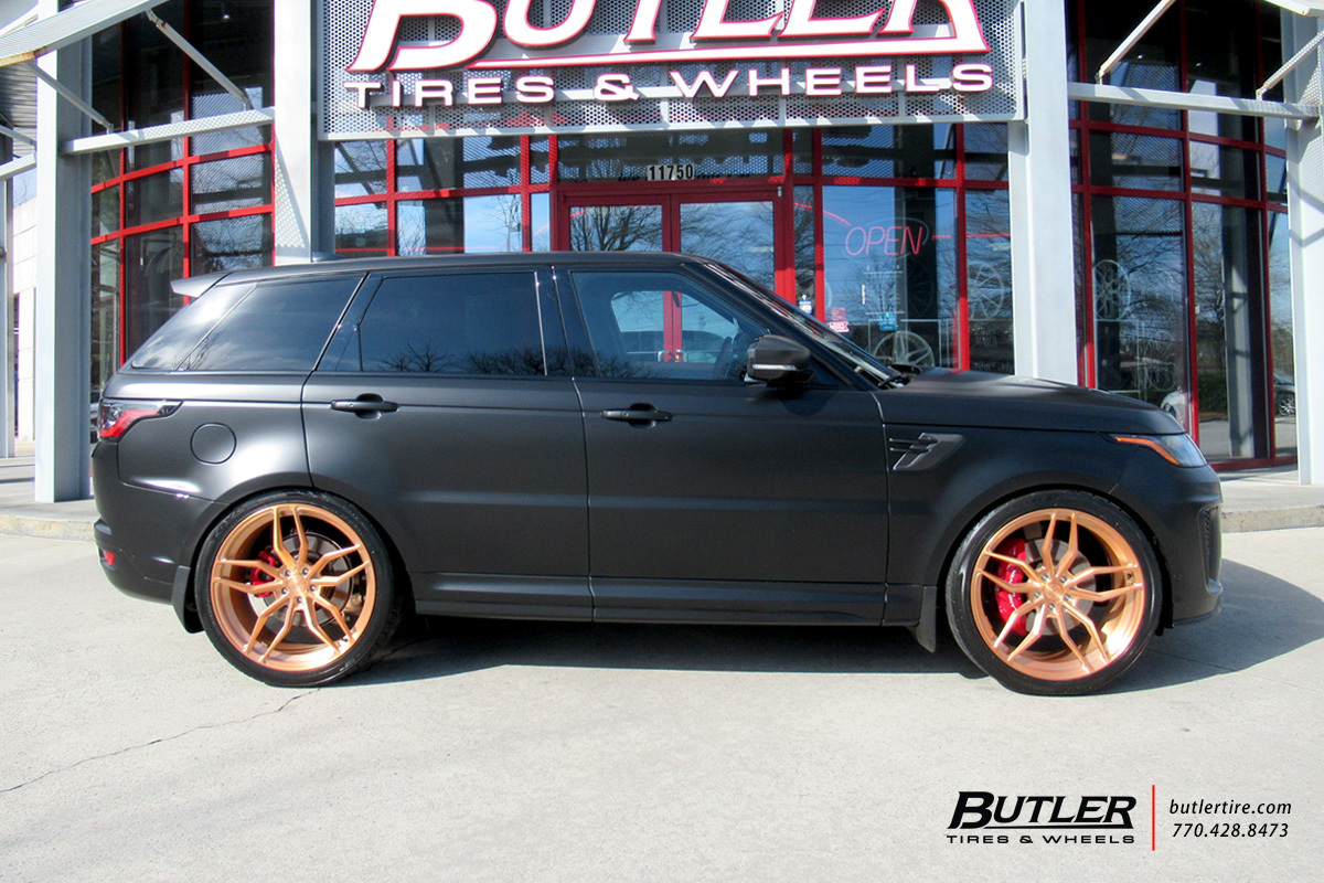 Land Rover Range Rover Sport with 24in AG Luxury AGL64 Wheels