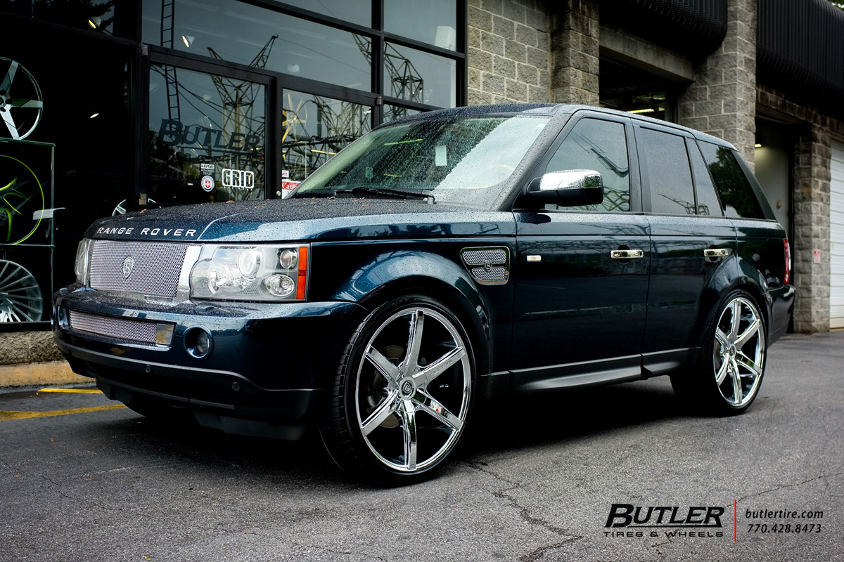 Land Rover Range Rover Sport with 24in Lexani R-Six Wheels