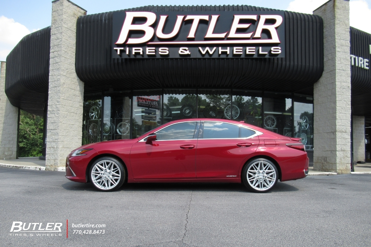 2022 LEXUS ES300H with 20" VOSSEN HF7 wheels AND CONTINENTAL TIRES