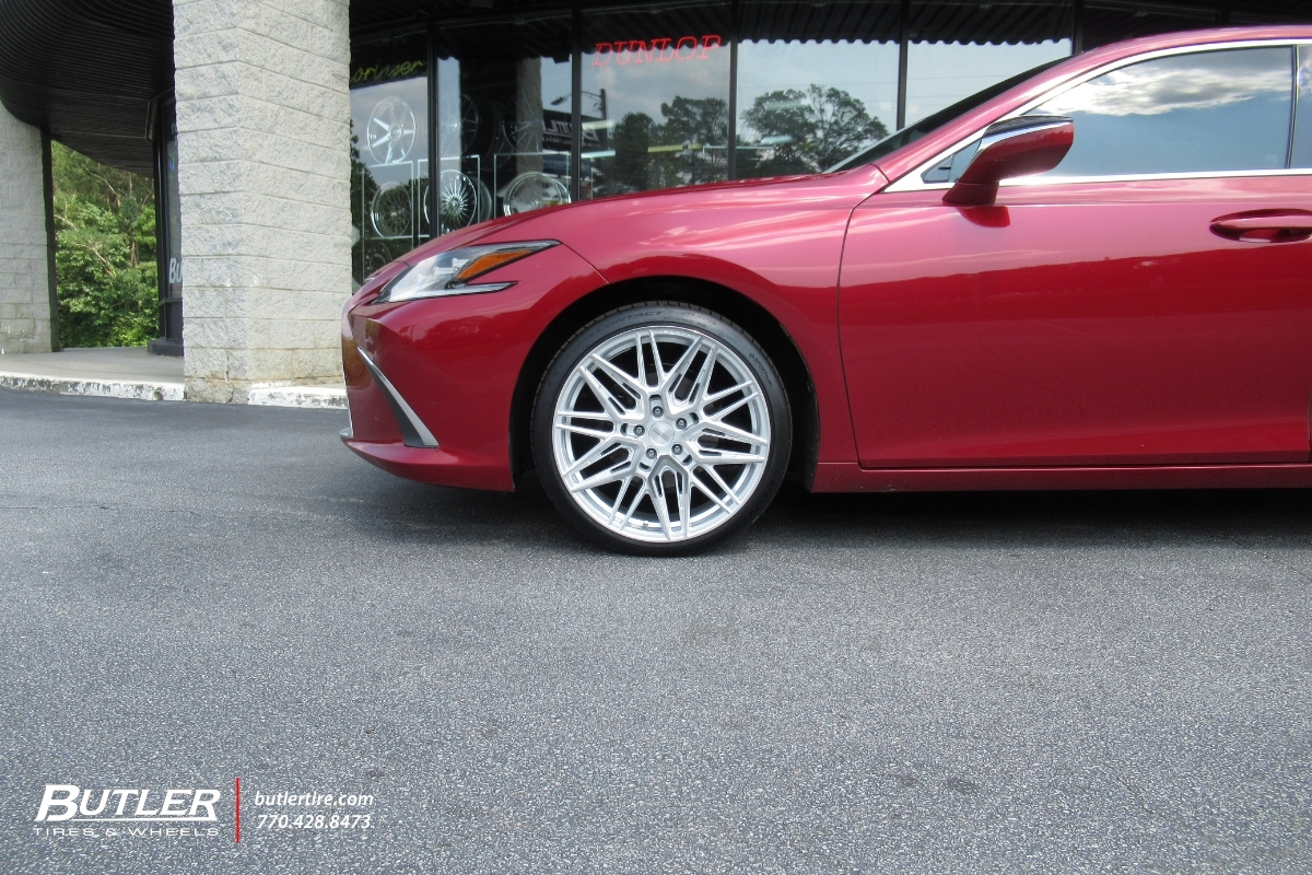 2022 LEXUS ES300H with 20" VOSSEN HF7 wheels AND CONTINENTAL TIRES