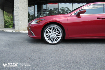 2022 LEXUS ES300H with 20" VOSSEN HF7 wheels AND CONTINENTAL TIRES