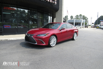 2022 LEXUS ES300H with 20" VOSSEN HF7 wheels AND CONTINENTAL TIRES