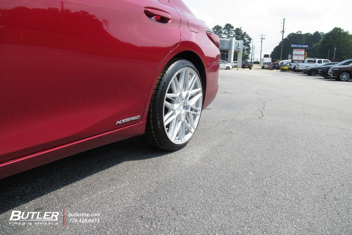 2022 LEXUS ES300H with 20" VOSSEN HF7 wheels AND CONTINENTAL TIRES