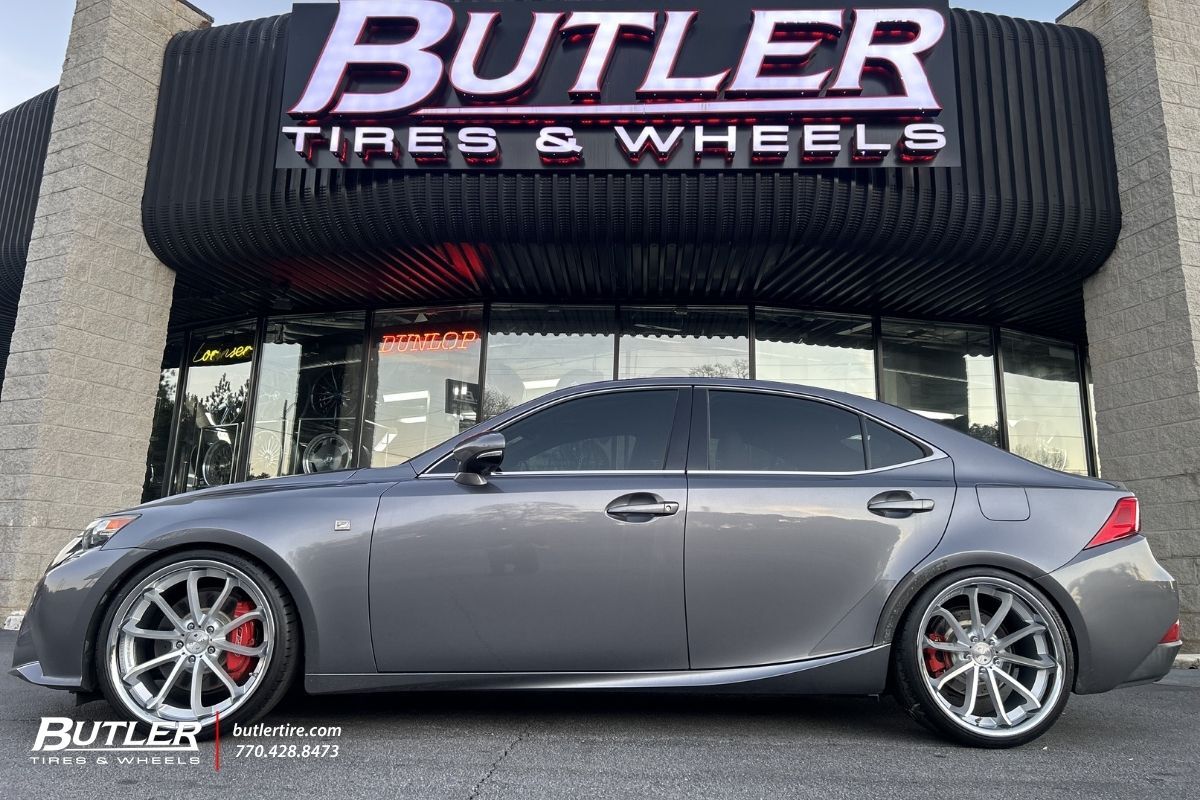 Lexus IS350 with 20in Blaque Diamond BD23 Wheels