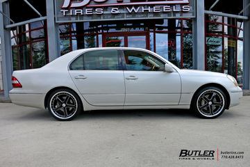 Lexus LS430 with 20in TSW Rivage Wheels