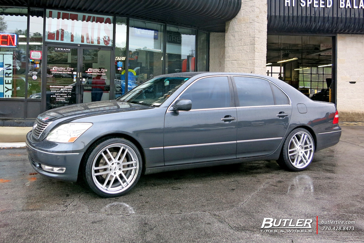 Lexus LS430 with 20in TSW Rouen Wheels