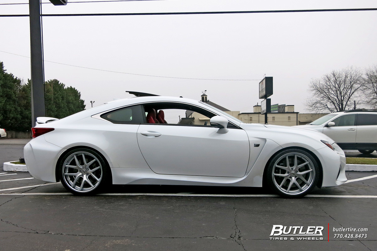 Lexus RCF with 20in TSW Portier Wheels exclusively from