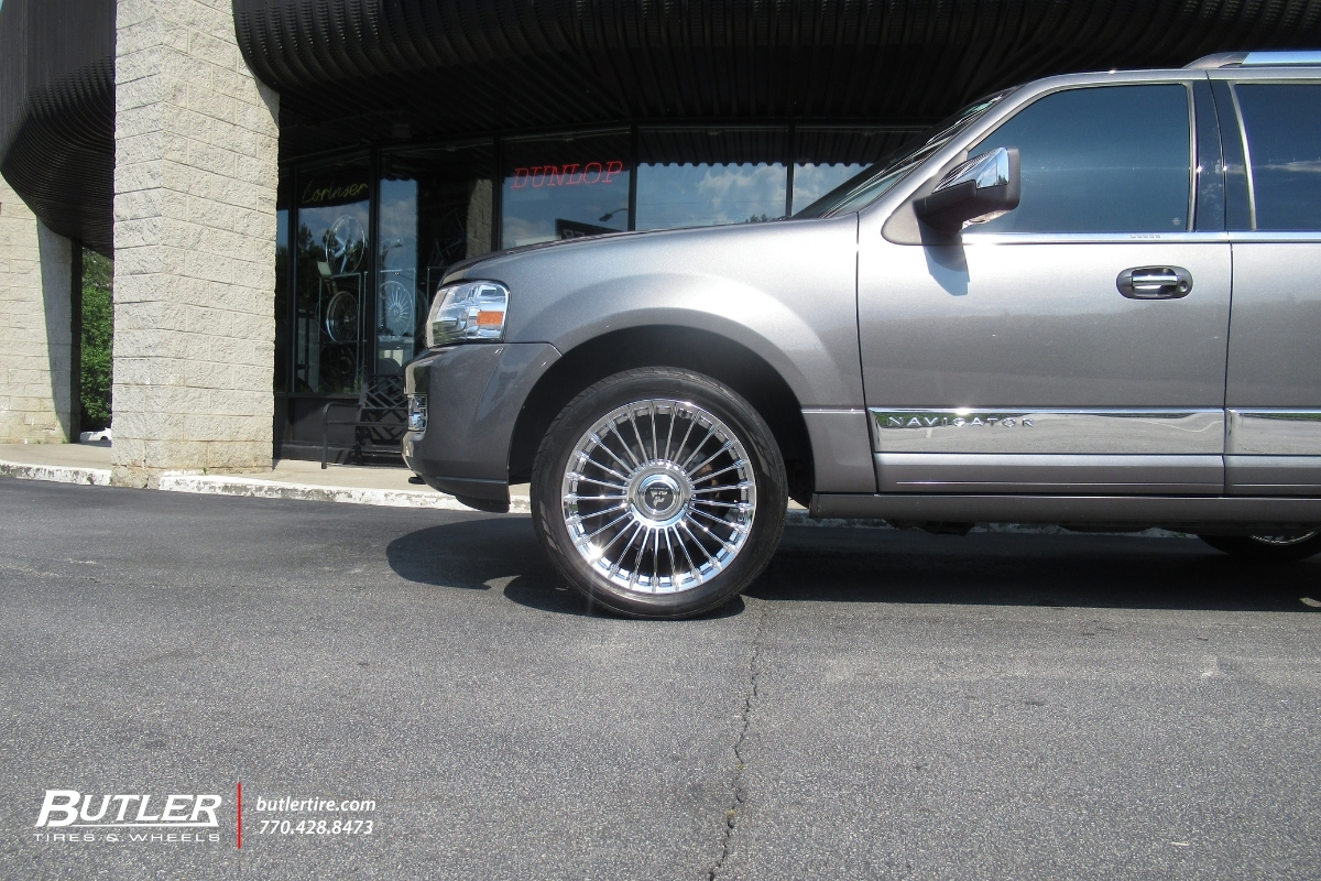 Lincoln Navigator with 22in Fittipaldi FS370 Wheels