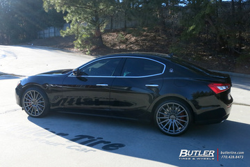 Maserati Ghibli with 21in Vossen VFS2 Wheels