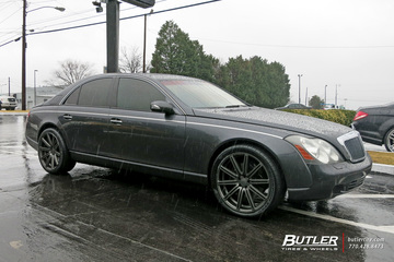 Maybach 57S with 22in Vossen CV4 Wheels