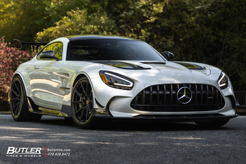 Mercedes AMG GT Black Series with 21in Vossen EVO2-R Wheels and Michelin Pilot Sport 4S Tires