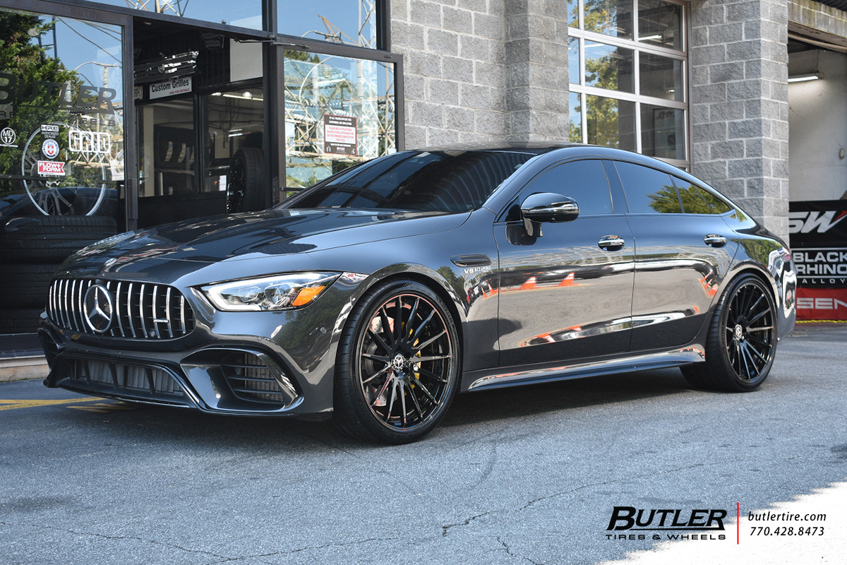 Mercedes AMG GT with 22in Forgiato Tec 2.3 Wheels