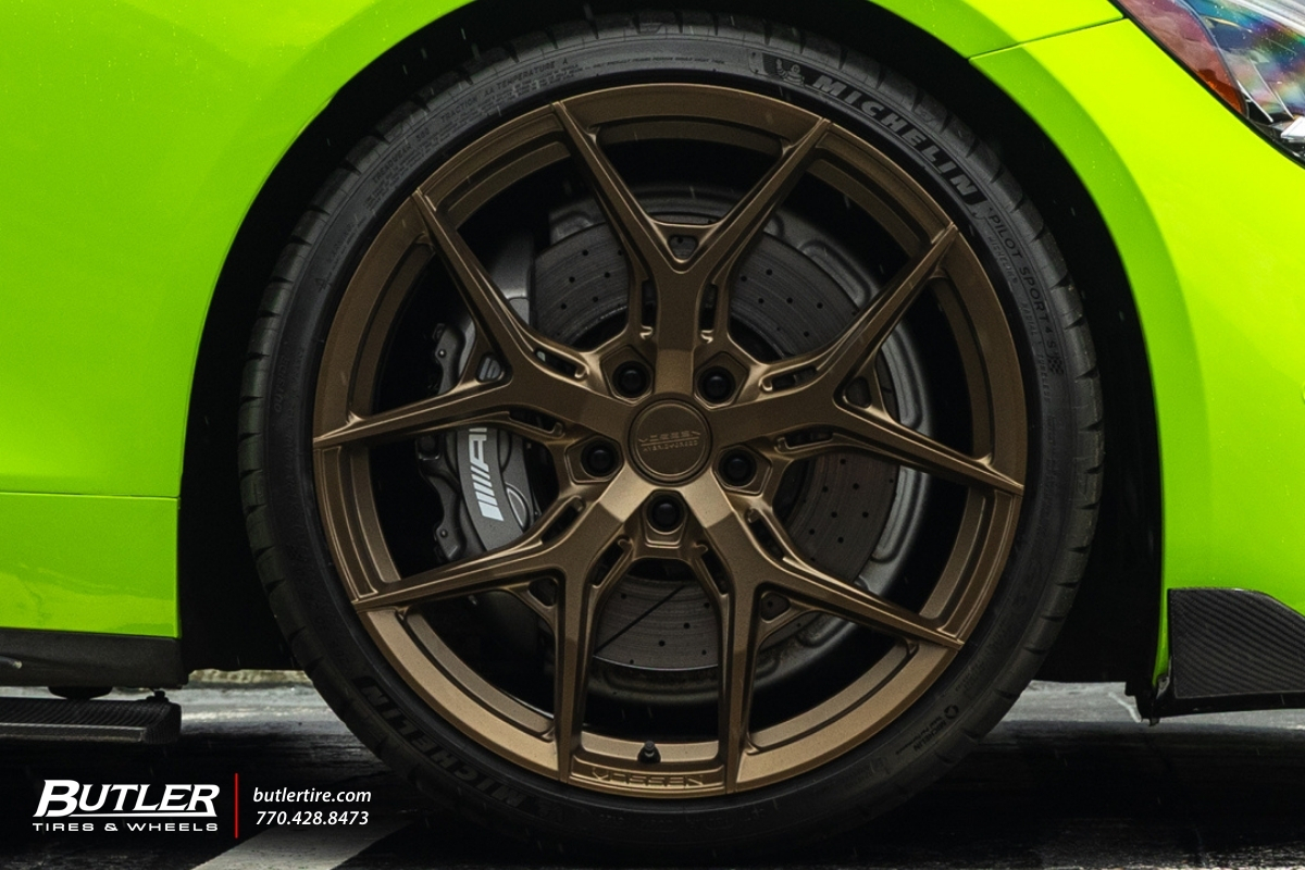 Mercedes AMG GT with Vossen HF5 Wheels and Michelin Pilot Sport 4S Tires