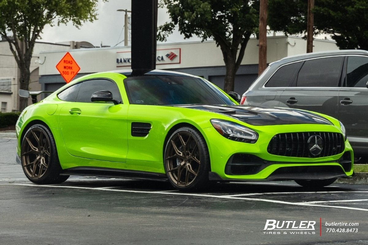 Mercedes AMG GT with Vossen HF5 Wheels and Michelin Pilot Sport 4S Tires