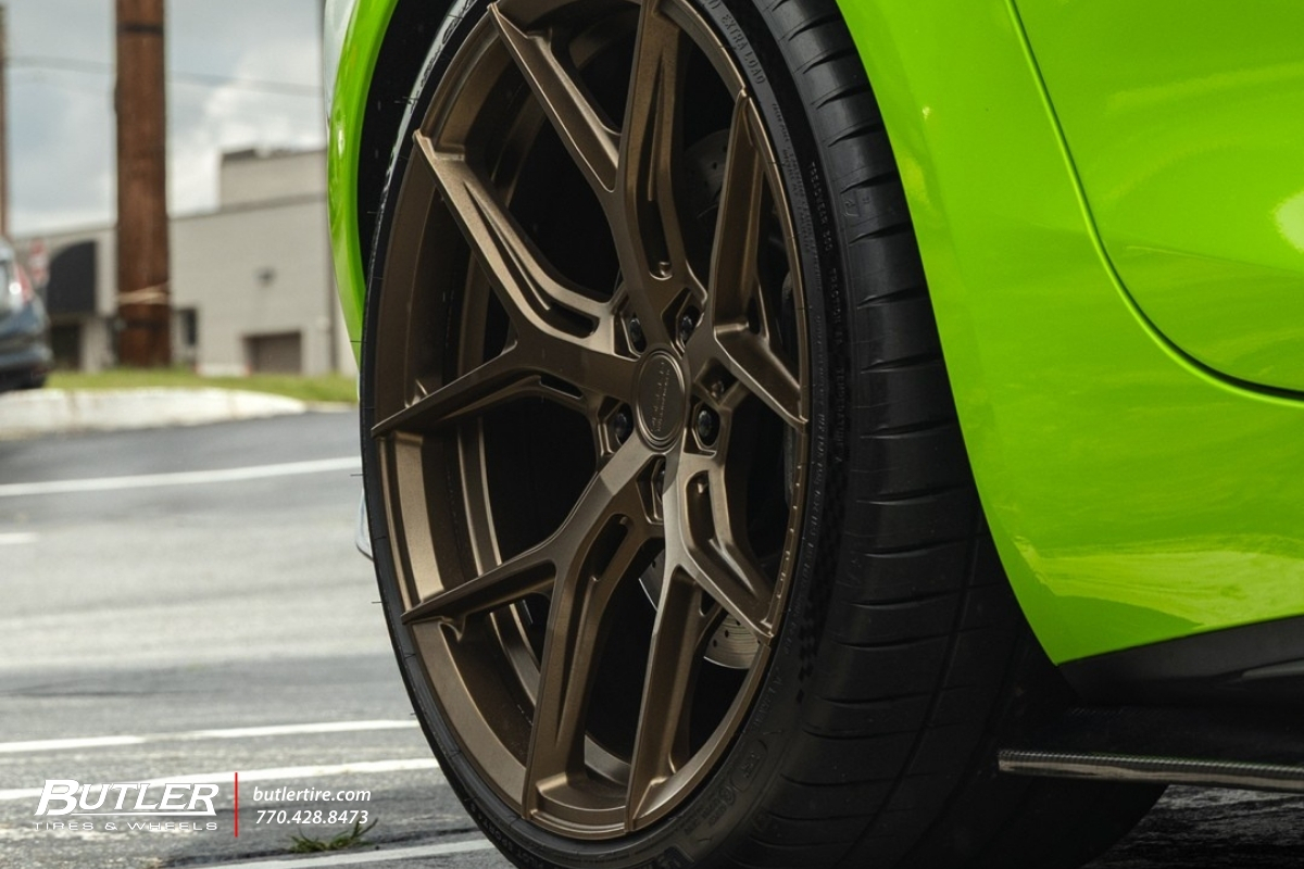 Mercedes AMG GT with Vossen HF5 Wheels and Michelin Pilot Sport 4S Tires