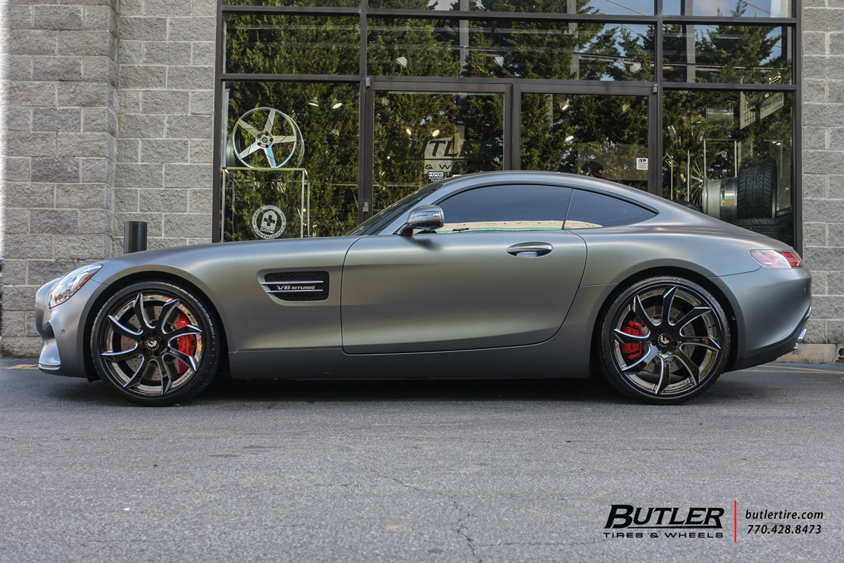 Mercedes AMG GTS with 21in Forgiato Fondare ECL Wheels