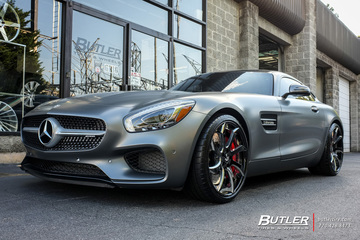 Mercedes AMG GTS with 21in Forgiato Fondare ECL Wheels