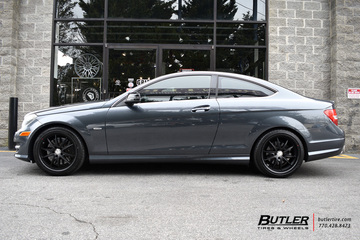 Mercedes C-Class with 18in Mandrus Argent Wheels