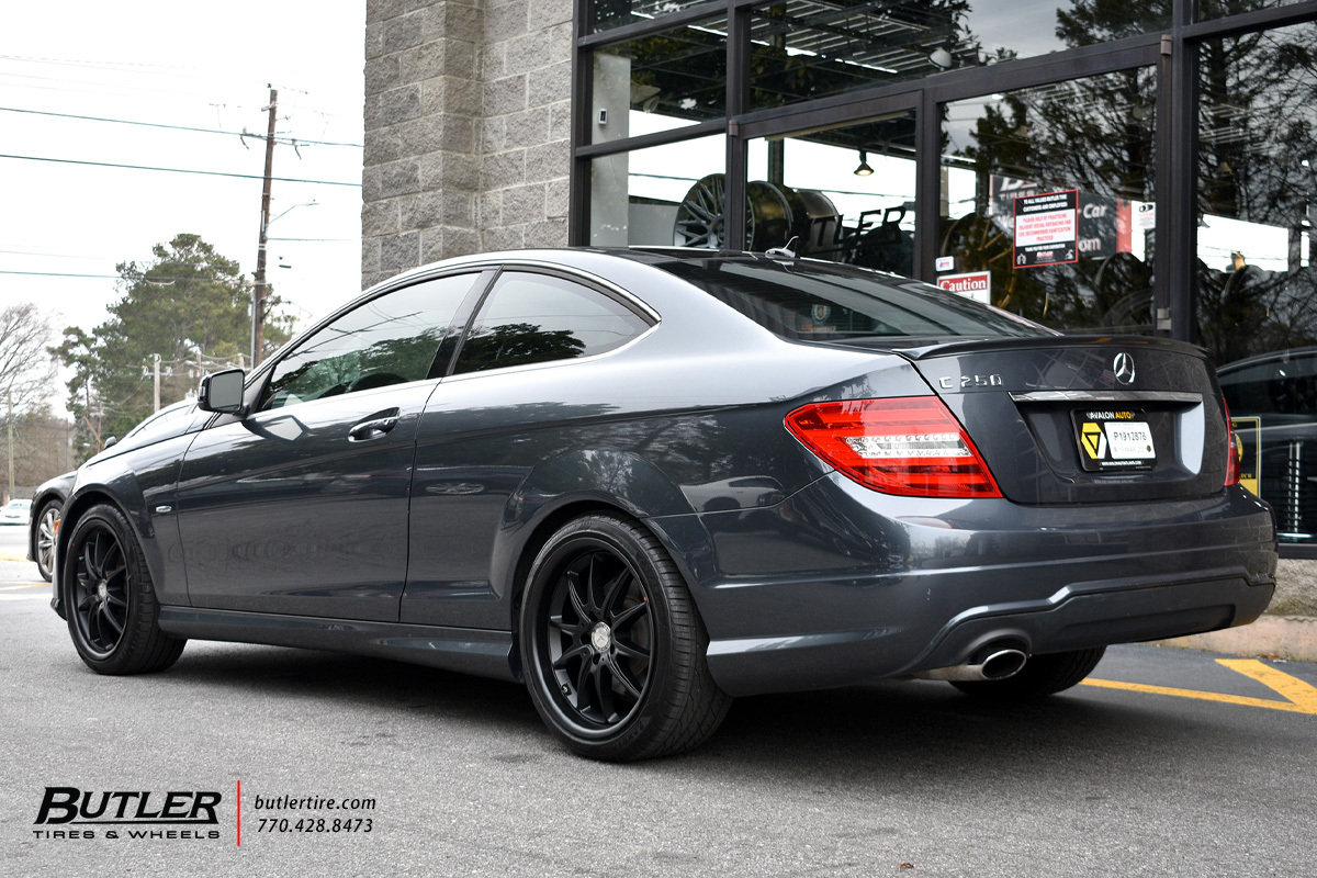 Mercedes C-Class with 18in Mandrus Argent Wheels
