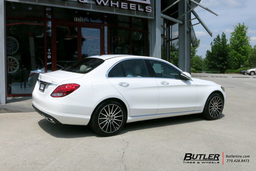 Mercedes C-Class with 18in TSW Chicane Wheels