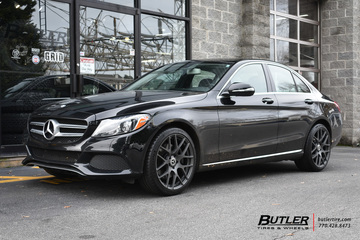 Mercedes C-Class with 19in TSW Nurburgring Wheels