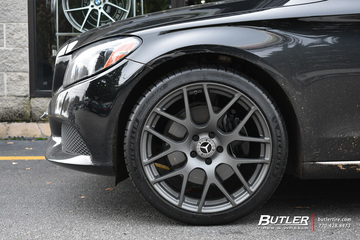 Mercedes C-Class with 19in TSW Nurburgring Wheels