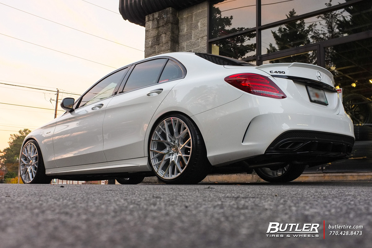 Mercedes C-Class with 20in TSW Sebring Wheels