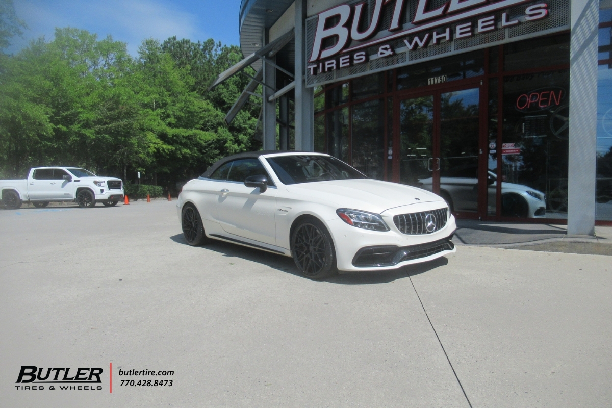 Mercedes C63s with 20in Vossen HF7 wheels and Michelin 4s Tires