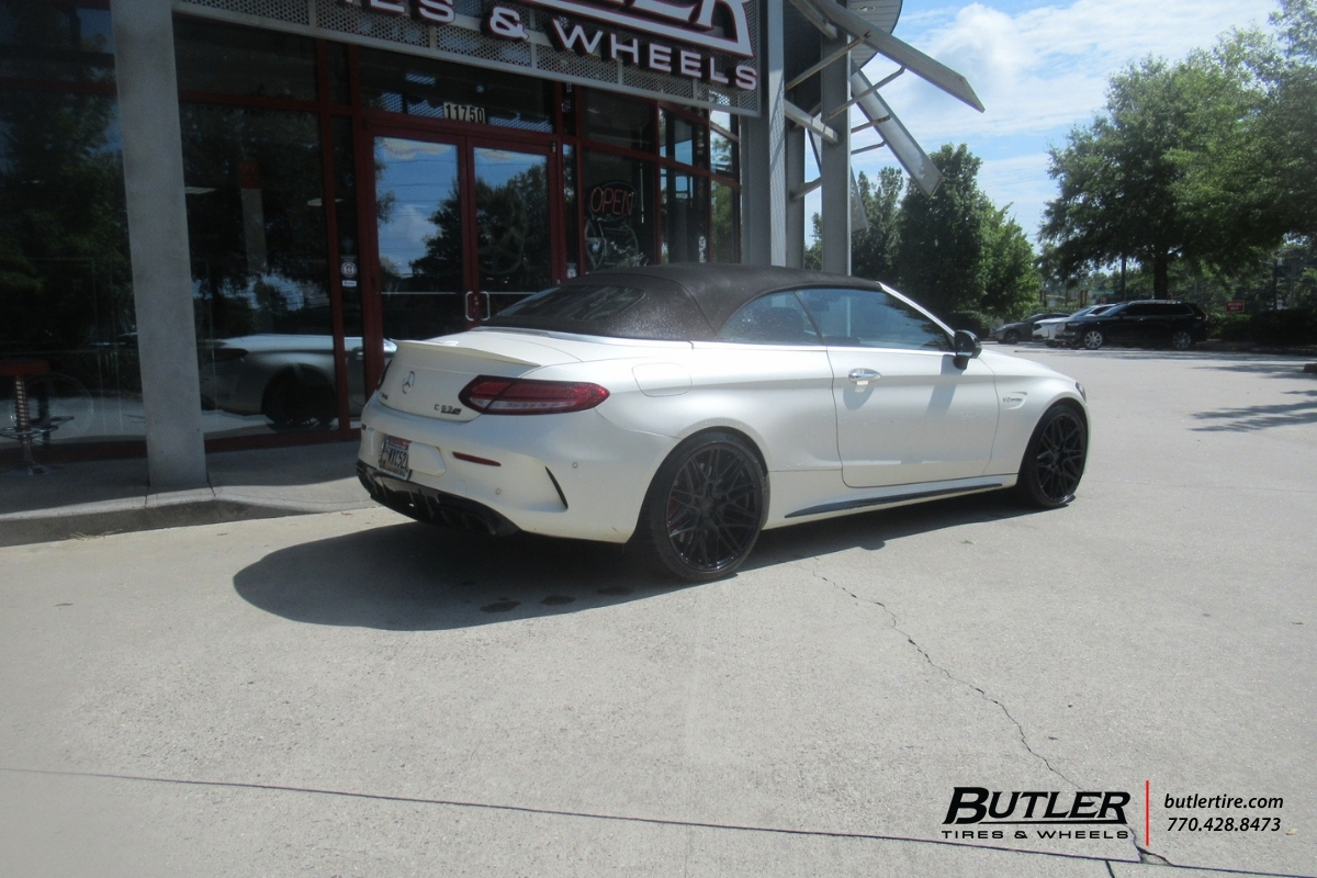 Mercedes C63s with 20in Vossen HF7 wheels and Michelin 4s Tires