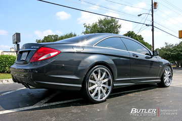 Mercedes CL-Class with 22in Lexani LF709 Wheels