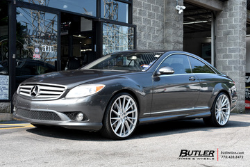 Mercedes CL-Class with 22in Vossen HF-4T Wheels