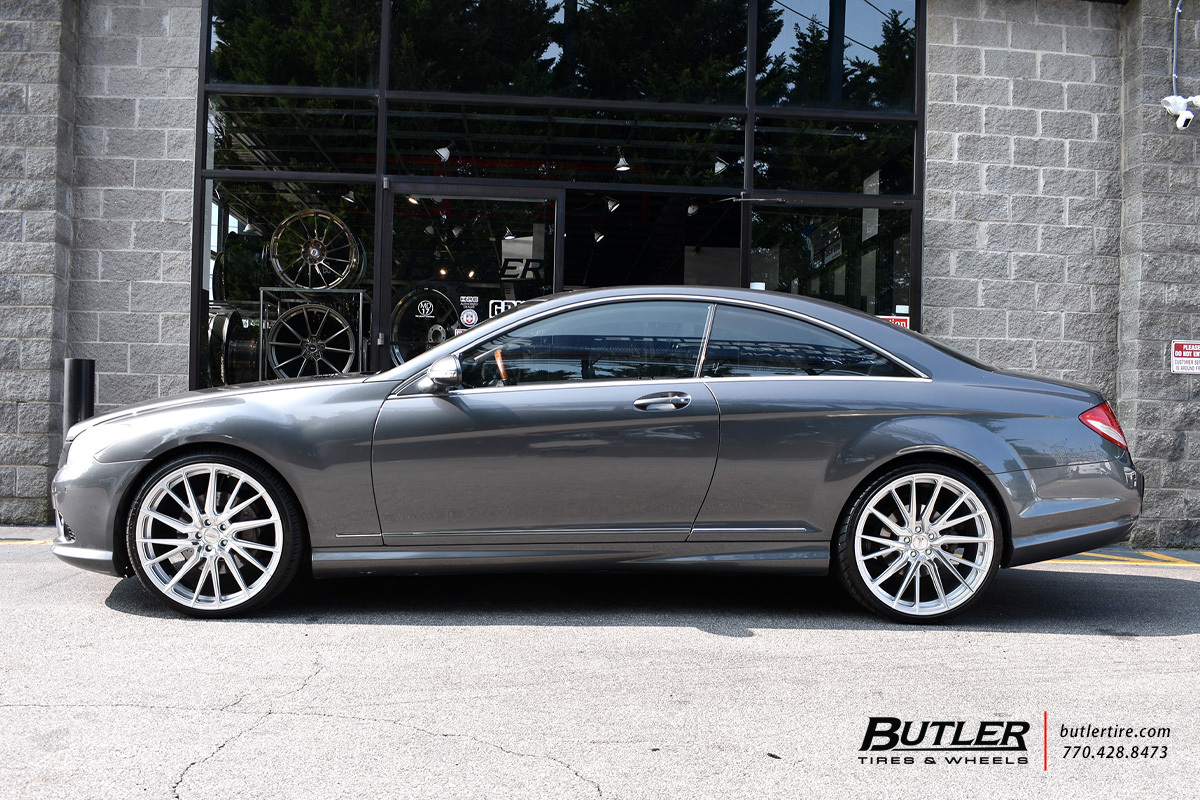 Mercedes CL-Class with 22in Vossen HF-4T Wheels
