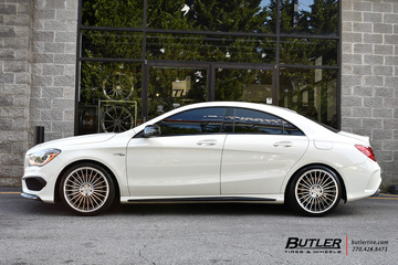 Mercedes CLA with 19in Mandrus 23 Wheels