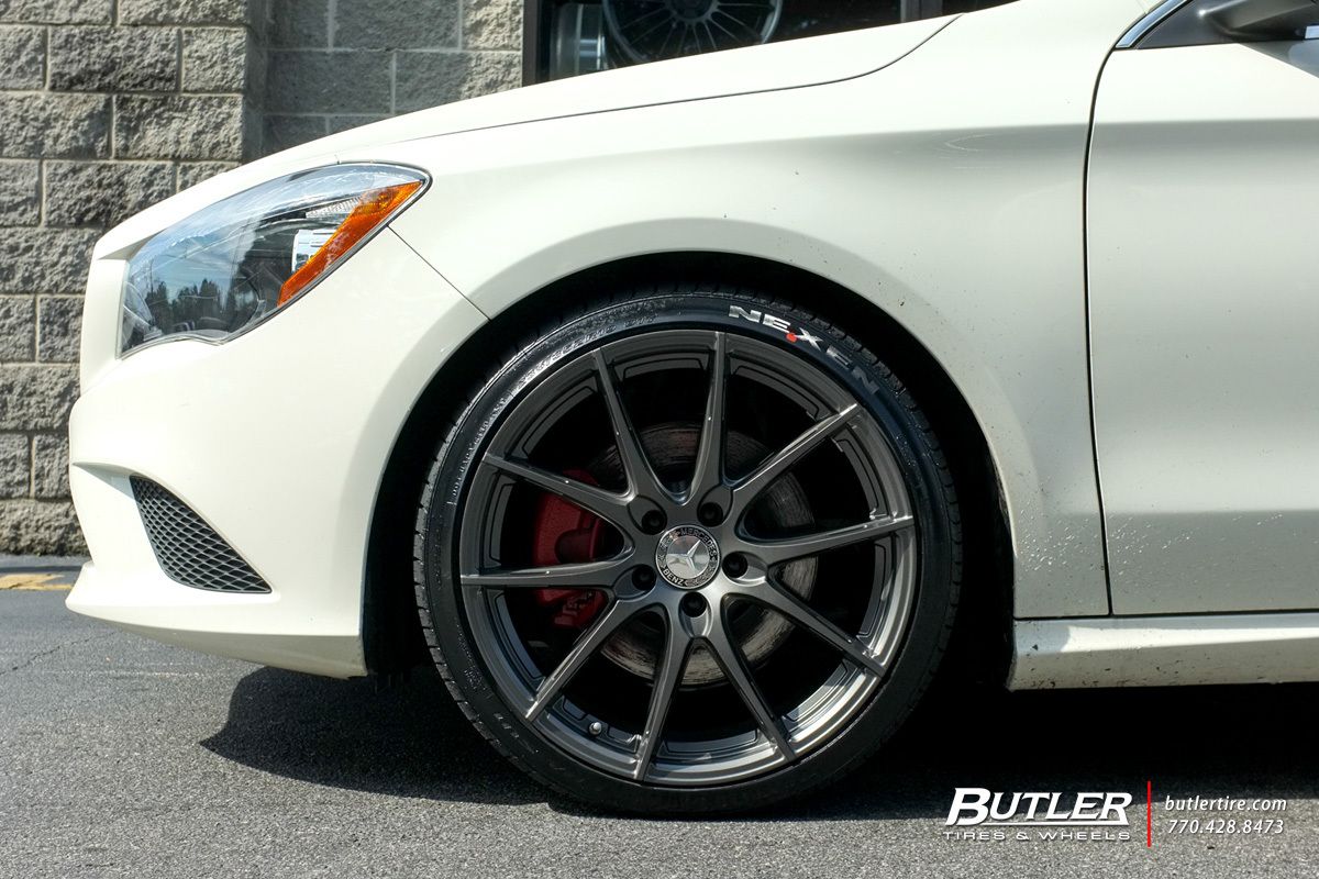 Mercedes CLA with 19in TSW Sprint Wheels