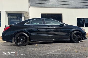 Mercedes CLA 250 with 18in Morus Kraft Wheels