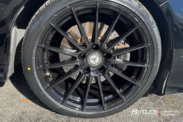 Mercedes CLA 250 with 18in Morus Kraft Wheels